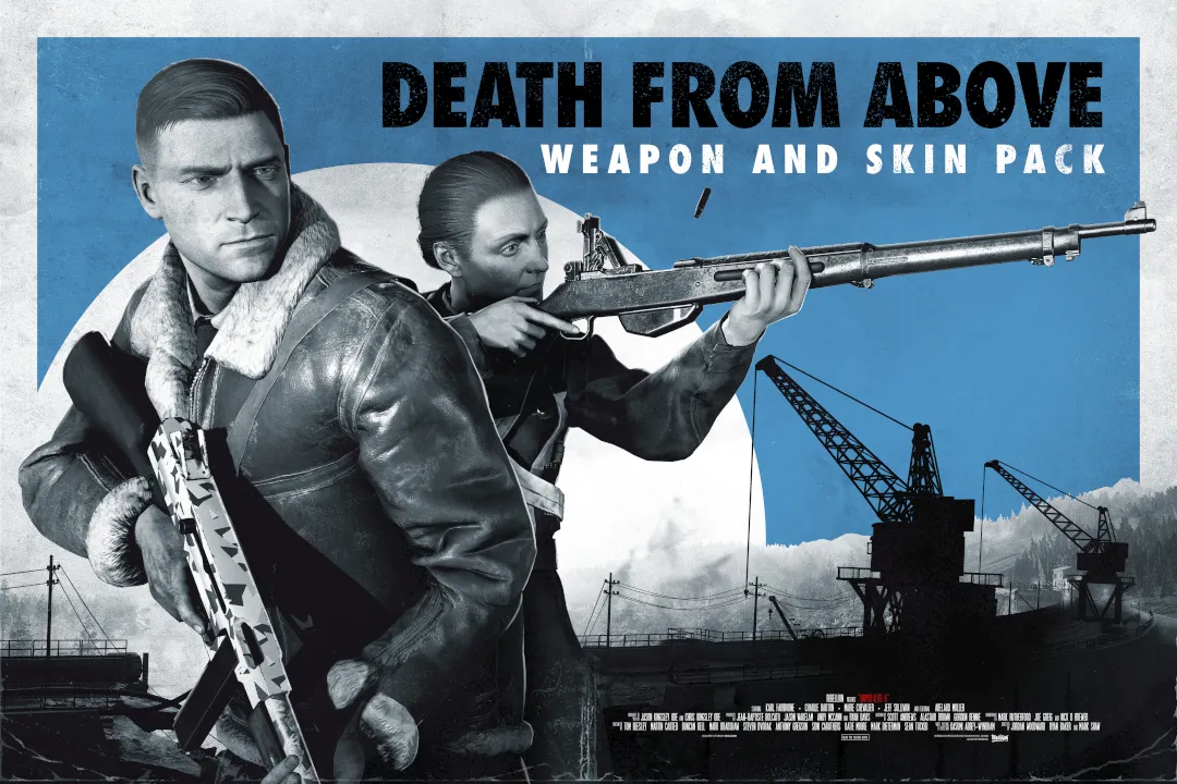 Death from above weapon and skin pack